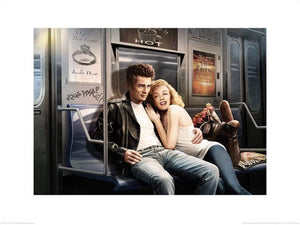 Pyramid Subway Ride J J Brando affiche art 60x80cm | Yourdecoration.fr