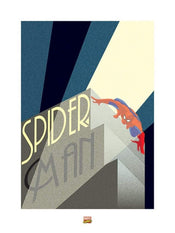 Pyramid Marvel Deco SpiderMan Building affiche art 60x80cm | Yourdecoration.fr