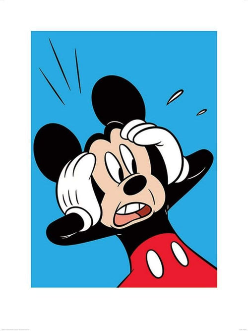 Pyramid Mickey Mouse Shocked affiche art 60x80cm | Yourdecoration.fr