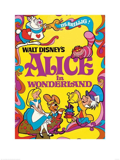 Pyramid Alice in Wonderland 1974 affiche art 60x80cm | Yourdecoration.fr