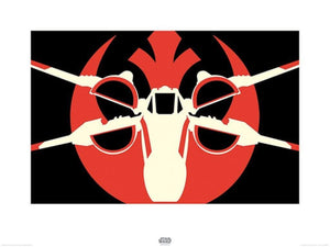 Pyramid Star Wars Episode VII XWing Pop Art affiche art 60x80cm | Yourdecoration.fr