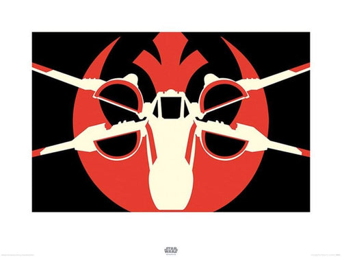 Pyramid Star Wars Episode VII XWing Pop Art affiche art 60x80cm | Yourdecoration.fr