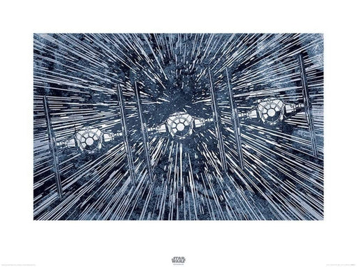 Pyramid Star Wars Episode VII TIE Fighters affiche art 60x80cm | Yourdecoration.fr