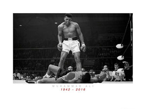 Pyramid Muhammad Ali Commemorative Ali Vs Liston affiche art 60x80cm | Yourdecoration.fr