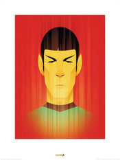 Pyramid Star Trek Beaming Spock 50th Anniversary affiche art 60x80cm | Yourdecoration.fr