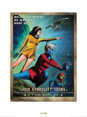 Pyramid Star Trek Join Starfleet 50th Anniversary affiche art 60x80cm | Yourdecoration.fr