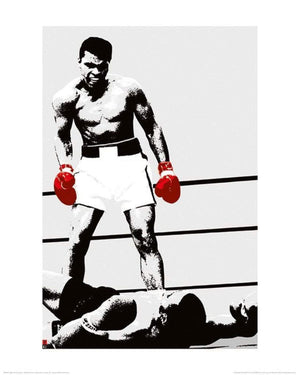 Pyramid Muhammad Ali Gloves affiche art 40x50cm | Yourdecoration.fr