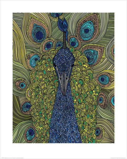 Pyramid Valentina Ramos The Peacock affiche art 40x50cm | Yourdecoration.fr