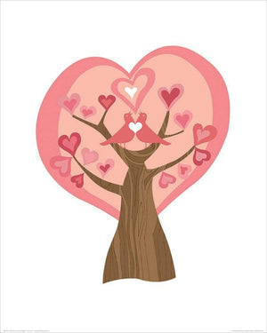 Pyramid Valentina Ramos Tree of Love affiche art 40x50cm | Yourdecoration.fr