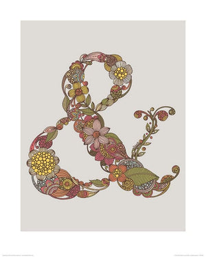 Pyramid Valentina Ramos Ampersand affiche art 40x50cm | Yourdecoration.fr