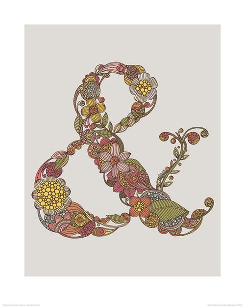 Pyramid Valentina Ramos Ampersand affiche art 40x50cm | Yourdecoration.fr