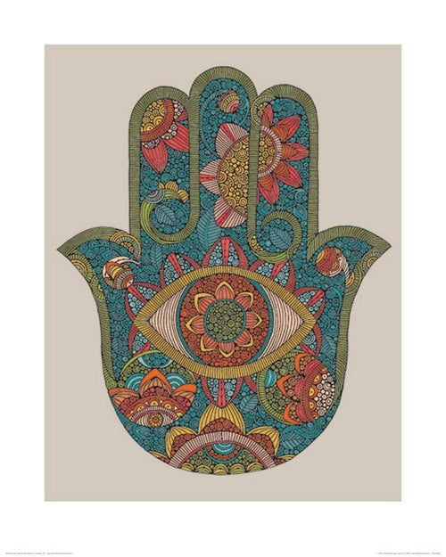 Pyramid Valentina Ramos Hamsa affiche art 40x50cm | Yourdecoration.fr