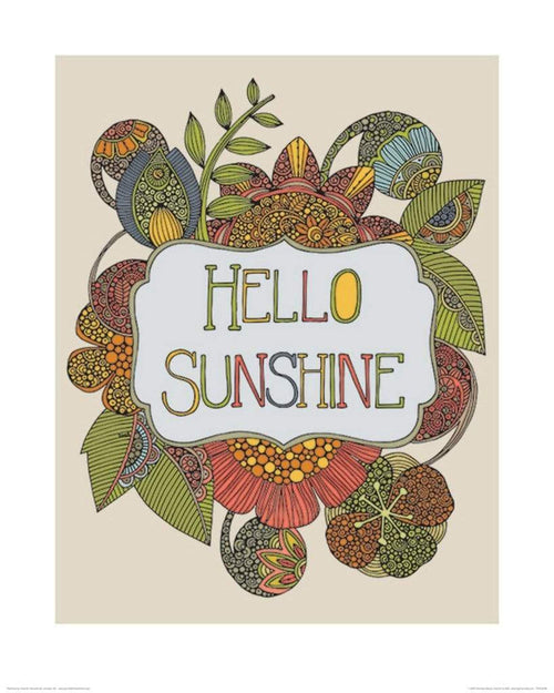 Pyramid Valentina Ramos Hello Sunshine affiche art 40x50cm | Yourdecoration.fr