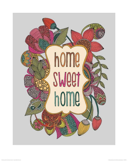 Pyramid Valentina Ramos Home Sweet Home affiche art 40x50cm | Yourdecoration.fr