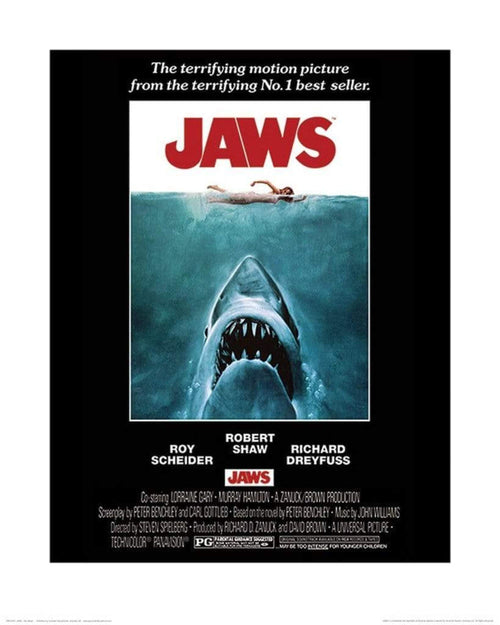 Pyramid Jaws One Sheet affiche art 40x50cm | Yourdecoration.fr