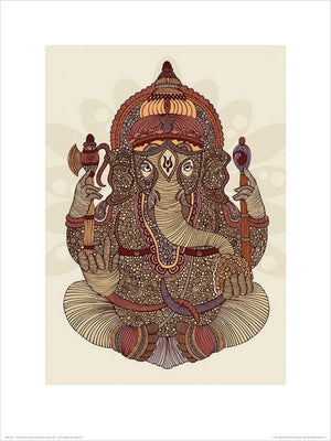 Pyramid Valentina Ramos Ganesha affiche art 30x40cm | Yourdecoration.fr