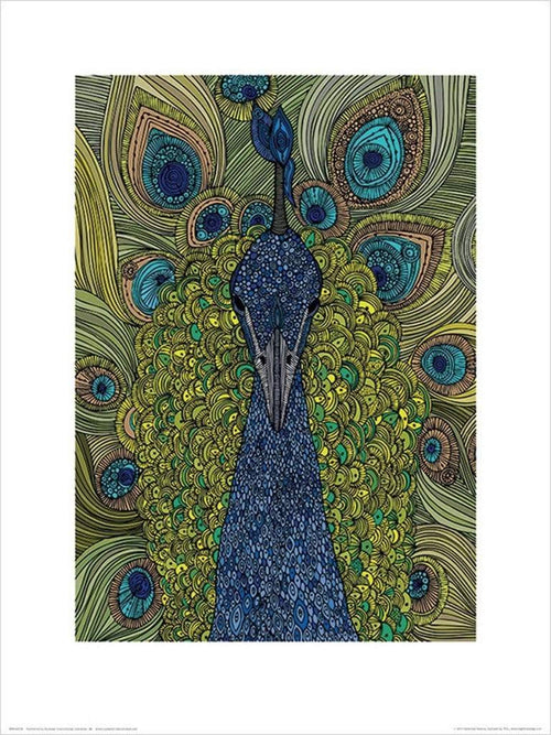 Pyramid Valentina Ramos The Peacock affiche art 30x40cm | Yourdecoration.fr