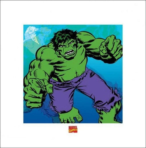 Pyramid Hulk Marvel Comics affiche art 40x40cm | Yourdecoration.fr