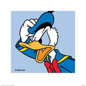 Pyramid Donald Duck Blue affiche art 40x40cm | Yourdecoration.fr