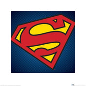 Pyramid DC Comics Superman Symbol affiche art 40x40cm | Yourdecoration.fr