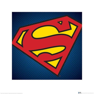 Pyramid DC Comics Superman Symbol affiche art 40x40cm | Yourdecoration.fr