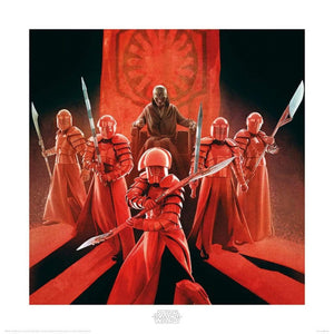 Pyramid Star Wars The Last Jedi Snoke and Elite Guards affiche art 40x40cm | Yourdecoration.be