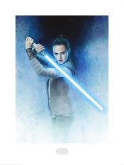 Pyramid Star Wars The Last Jedi Rey Lightsaber Guard affiche art 60x80cm | Yourdecoration.be