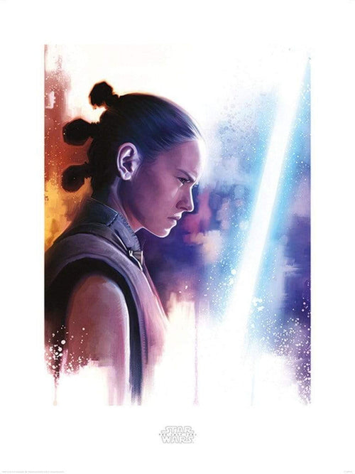 Pyramid Star Wars The Last Jedi Rey Lightsaber Paint affiche art 60x80cm | Yourdecoration.be