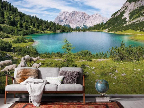 Komar Paradise Lake Papier Peint Intissé 400x250cm 4 bandes ambiance | Yourdecoration.fr