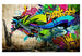 Papier Peint - Funky Graffiti - Intissé