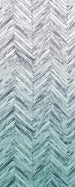 Komar Herringbone Mint Papier Peint Intissé 100x250cm 1 bande | Yourdecoration.fr