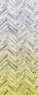 Komar Herringbone Yellow Papier Peint Intissé 100x250cm 1 bande | Yourdecoration.fr