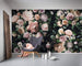 Komar Victoria Black Papier Peint Intissé 400x250cm 4 bandes ambiance | Yourdecoration.fr