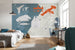 Komar Star Wars Technical Plan Papier Peint 368x254cm | Yourdecoration.fr