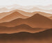 Komar Macchiato Mountains Intisse Papier Peint 300x250cm 6 bandes | Yourdecoration.fr