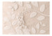 Papier Peint - Paper Flowers Beige - Intissé