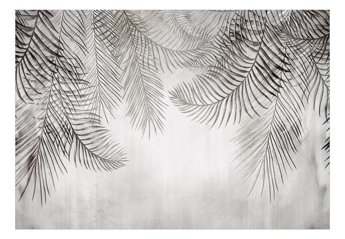 Papier Peint - Night Palm Trees - Intissé