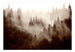 Papier Peint - Mountain Forest Sepia - Intissé