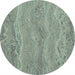 Komar Green Marble Papier Peint 125x125cm Rond | Yourdecoration.fr