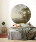 Komar Horizon Papier Peint 125x125cm Rond ambiance | Yourdecoration.fr