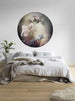 Komar Flemish Flowers Papier Peint 125x125cm Rond ambiance | Yourdecoration.fr