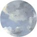 Komar Simply Sky Papier Peint 125x125cm Rond | Yourdecoration.fr