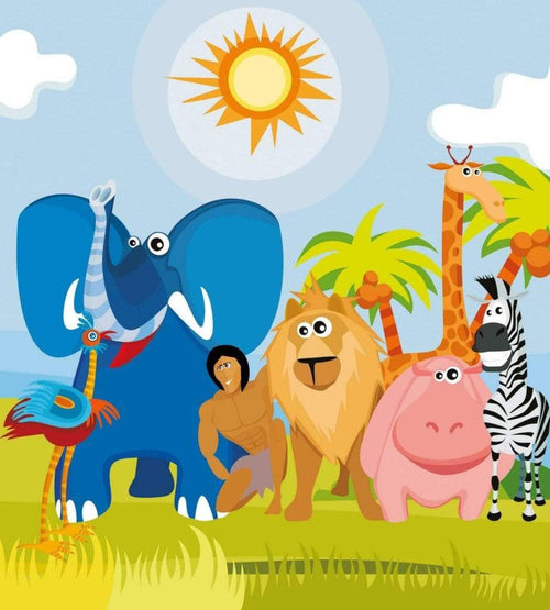 Dimex Africa Animals Papier Peint 225x250cm 3 bandes | Yourdecoration.fr