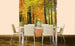 Dimex Autumn Forest Papier Peint 225x250cm 3 bandes ambiance | Yourdecoration.fr