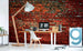 Dimex Brick Wall Papier Peint 375x250cm 5 bandes ambiance | Yourdecoration.fr