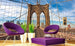 Dimex Brooklyn Bridge Papier Peint 375x250cm 5 bandes ambiance | Yourdecoration.fr