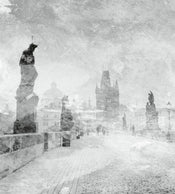 Dimex Charles Bridge Abstract II Papier Peint 225x250cm 3 bandes | Yourdecoration.fr