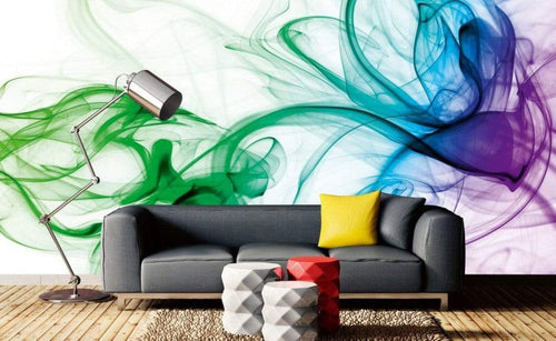 Dimex Cold Smoke Papier Peint 375x250cm 5 bandes ambiance | Yourdecoration.fr