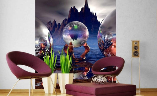 Dimex Crystal Vision Papier Peint 225x250cm 3 bandes ambiance | Yourdecoration.fr