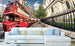 Dimex Double Decker Bus Papier Peint 375x250cm 5 bandes ambiance | Yourdecoration.fr